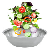 Saladeira Aço Inox 35cm Bacia Tigela Multiuso Grande