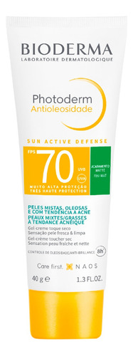 Bioderma Photoderm Antioleosidade Protetor Solar Fps70 40g