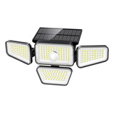 Lámpara Solar De 270 Led Y 3000 Lm Con Sensor De Movimiento