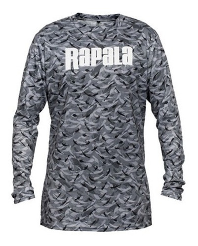 Remera Camiseta Rapala Secado Rapido - Prot. Uv Manga Larga