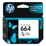 Cartucho Hp 664 Tricolor F6v28al