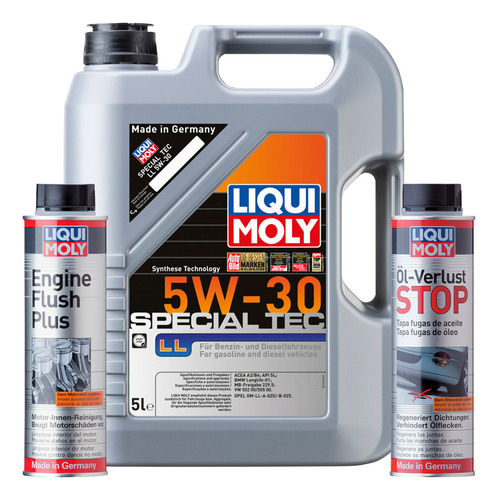 Paq 5w30 Special Tec Ll Oel Verlust Stop Engine Flush L Moly