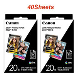 Papel Fotográfico Instantáneo Canon Zink, 40 Hojas, Adecuado