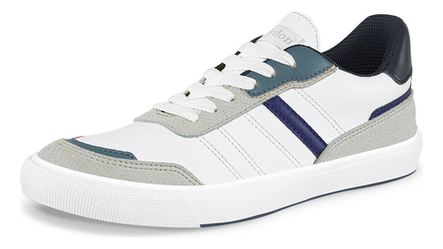 Tenis Dubly Blanco-azul Para Hombre Croydon