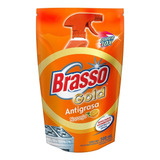 Limpiador Líquido Antigrasa Brasso Gold Olor Naranja 500 Ml