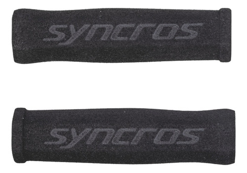 Puños Grips Bici Syncros De Espuma Color Negro