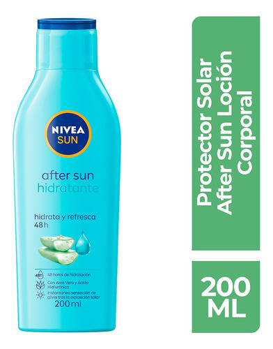 Protector Hidratante Nivea Sun After 48h Aloe Vera 200ml