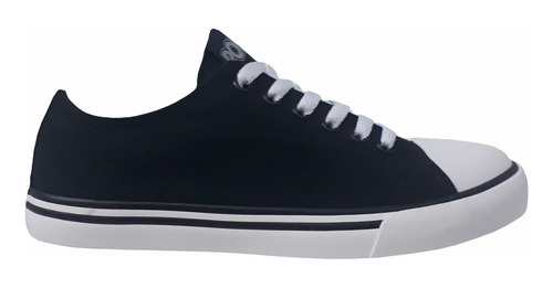 Zapatilla Hombre Pony Lona Urbana Ox Original Negro