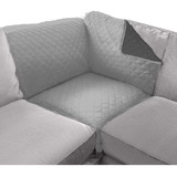 Funda Deslizante Seccional Patentada Para Sofa Shield, Prote
