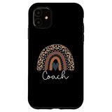 Funda Para iPhone 11 Coach Cute Leopardo Boho Arcoiris Plast