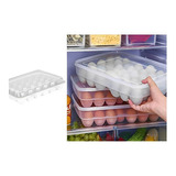 Organizador De Huevos Huevera Porta Huevos Refrigerador Caja Color Transparente