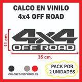 Calcos 4x4 Off Road Ram Amarok F100 Toyota Frontier Tuning