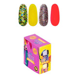 Mc Nails Colección Fantasia Alebrijes 4 Pzas 