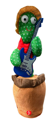 Peluche Cactus Bailarín Repite Tu Voz Juguete Bebe Musical