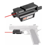 Mini Laser Red Compacto Picatinny Pistola Rifle Mira Airsoft