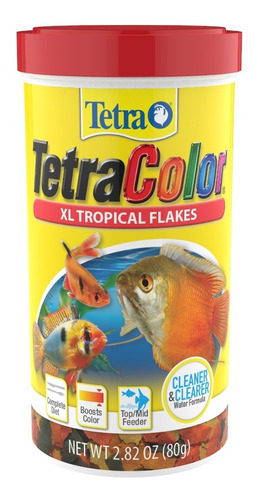 Tetra Color Flakes 80g Alimento - g a $661