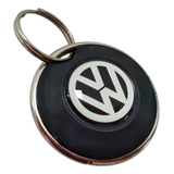 Llavero Para Auto Vw Logo Resinado Diam 40 Mm