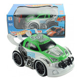 Carro Deportivo Control Remoto Juguete Niños Didáctico Color Verde