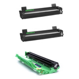 Pack 1 Tambor Dr-1060 + 2 Toner Tn-1060 Hl-1202 Dcp-1602 Alt