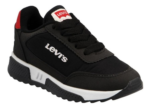 Tenis Levis 40472  Moda  Niño Negro  Tallas 17 A 21 Original