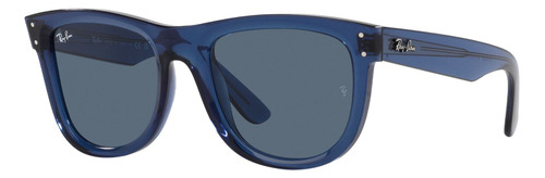 Óculos De Sol Wayfarer Reverse Em Azul Marinho Ray-ban Blue - M