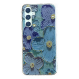 Funda Tpu Diseño Flor Violeta Para Samsung Galaxy A54