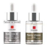 Kit Hyaluronic 4d + Plasma Infusion Serums Antiage  Lidherma