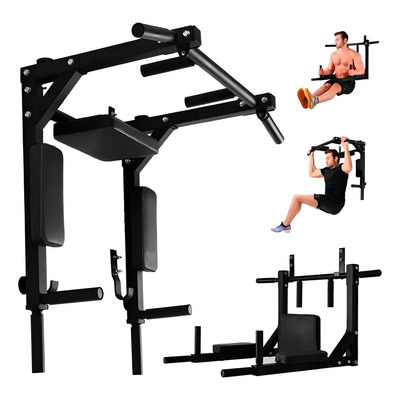Barra de Ejercicios Raganet Gym para Dominadas en Pared de Hierro | Envío gratis