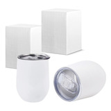  Pack 2 Vasos Materos Termicos Blancos Sublimacion Con Caja