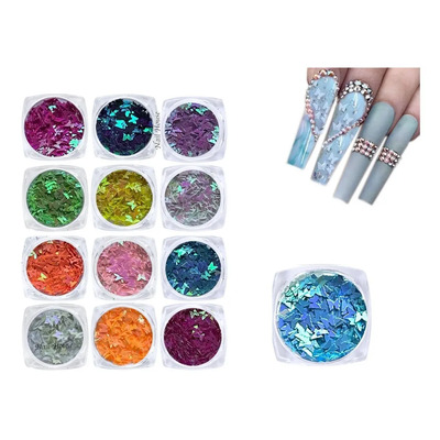 Mariposas Decoracion De Uñas Colores 12 Pz | Meses sin interés