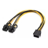 Cable Adaptador Splitter 8 Pin A 2x Pcie 8 Pin (6+2) Minería