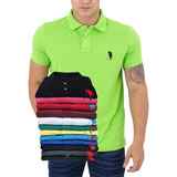 Kit 4 Camisa Polo 12 Cores Masculina Grandes Marcas Revenda