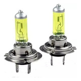 Ampolleta Halogena H7 12v 55w Amarilla Par 2 Unidades