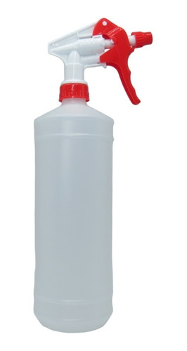 Atomizador Rojo Y Negro+botella Industrial 1 Lt (20 Pzas)
