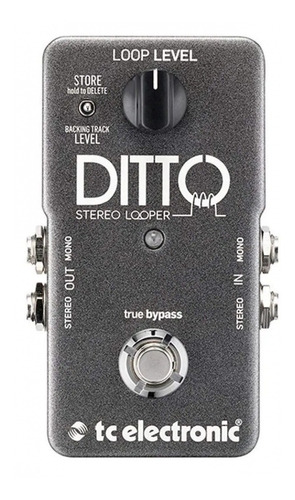 Pedal Tc Electronic Ditto Looper Stereo Loop Efecto Guitarra