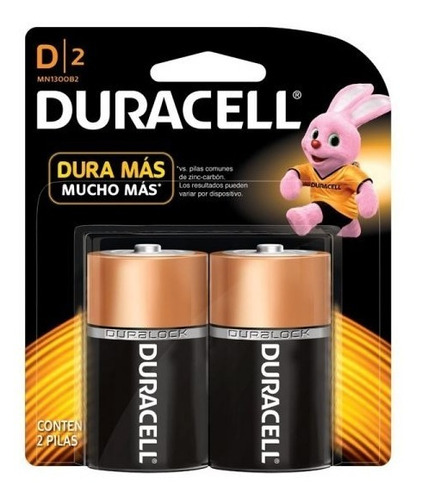 Pilas Duracell D2 Pack 2