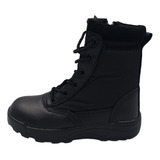 Bota De Niño O Niña Color Negro Basmar Talla 24 A 36