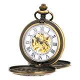 Manchda Reloj De Bolsillo Mecanico Vintage Para Hombres Y Mu