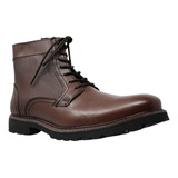 Botines Cafes Casuales Zapatos Hombre Gino Cherruti 6504