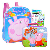 Screen Legends Peppa Pig Mini Mochila Con Lonchera Niños  Y