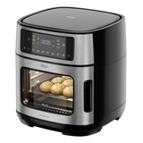  Wap Cozinha Lazer  Wap Air Fryer Oven Digital 12l  Fw009547  Inox E Preto 127v