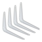 Escuadra Repisa Blanca 3  X 4  Pack 10 Uni 