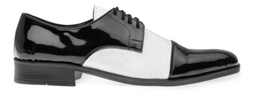 Zapatos Vestir Hombre Charol Combinado Cruelty Free Import