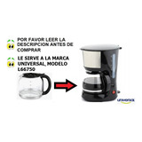 Jarra Vaso Vidrio Para Cafetera Universal L66750