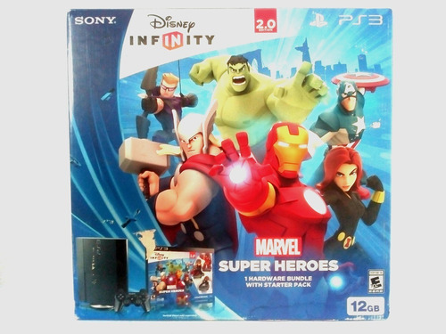 Solo Caja Ps3 12gb Disney Infinity 2.0 Marvel Heroes