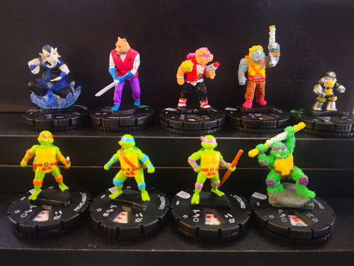 9 Figuras Tortugas Ninja Coleccionables Tmnt Retro Vintage