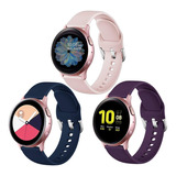 3 Mallas P/ Samsung Watch Active 1 Y 2 (3 41mm) Large Ggv