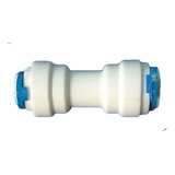 Conector Plastico 1/4 A 1/4 Niple P/ Manguera Refrigerador 