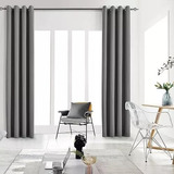 Juego De 2 Cortinas Blackout Largas  220 Cm X 137 Cm