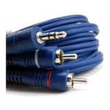 Cable Auxiliar De Audio Miniplug 3,5 A 2 Rca 6m Alta Calidad